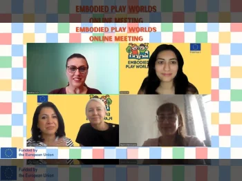 Онлајн координативен состанок на проектот Embodied Play Worlds! - 14.09.2026